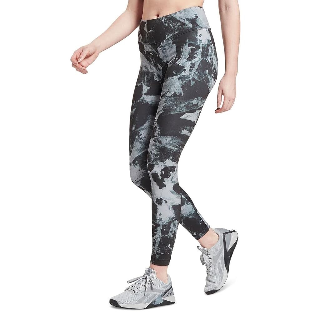 Reebok Meet You There All Over Print Poly Leggings